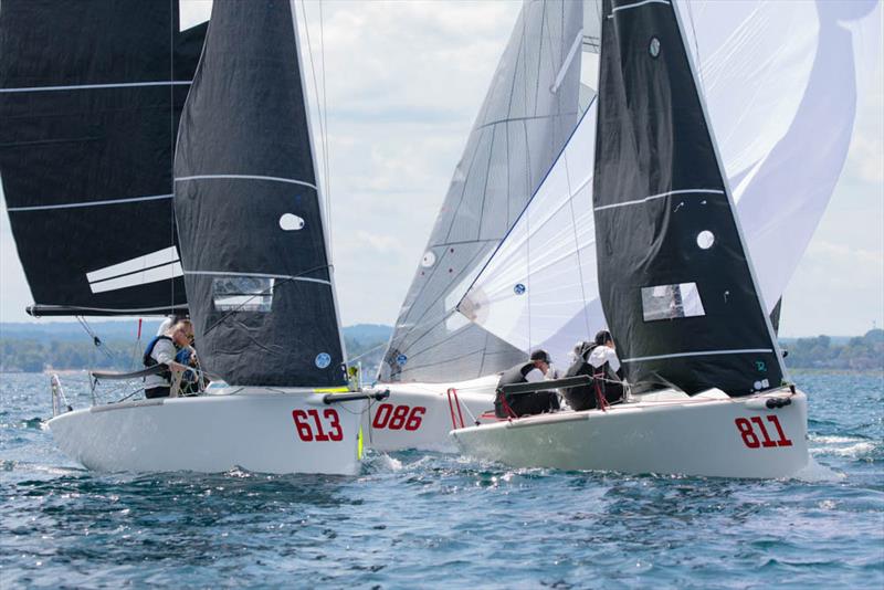 2019 Melges 24 North American Championship fleet racing - photo © Bill Crawford - Harbor Pictures Company