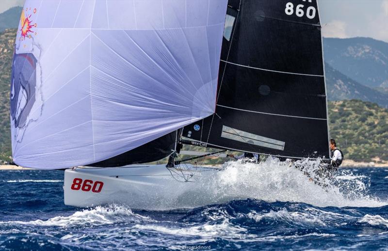Bombarda ITA860 is the Boat of the Day on Day One at the Melges 24 Pre-Worlds in Villasimius  photo copyright IM24CA/Zerogradinord taken at  and featuring the Melges 24 class