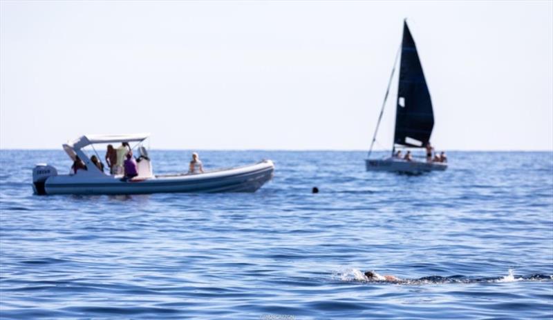 No wind, no race in Day Two of the Melges 24 World Championship 2019  photo copyright Zerogradinord / IM24CA taken at Lega Navale Italiana and featuring the Melges 24 class