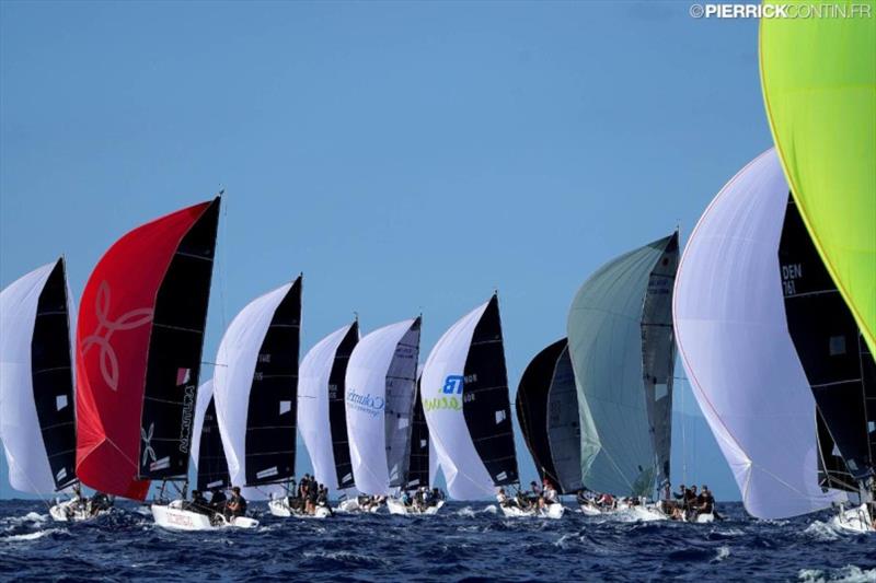 Melges 24 fleet completes two other races that contribute to define the ranking for tomorrow's grand finale - 2019 Melges 24 World Championship photo copyright Pierrick Contin / IM24CA taken at Lega Navale Italiana and featuring the Melges 24 class