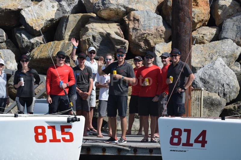 Dockside beers is always a popular part of the 2020 Melges 24 SA State Championships photo copyright Ally Graham taken at Adelaide Sailing Club and featuring the Melges 24 class