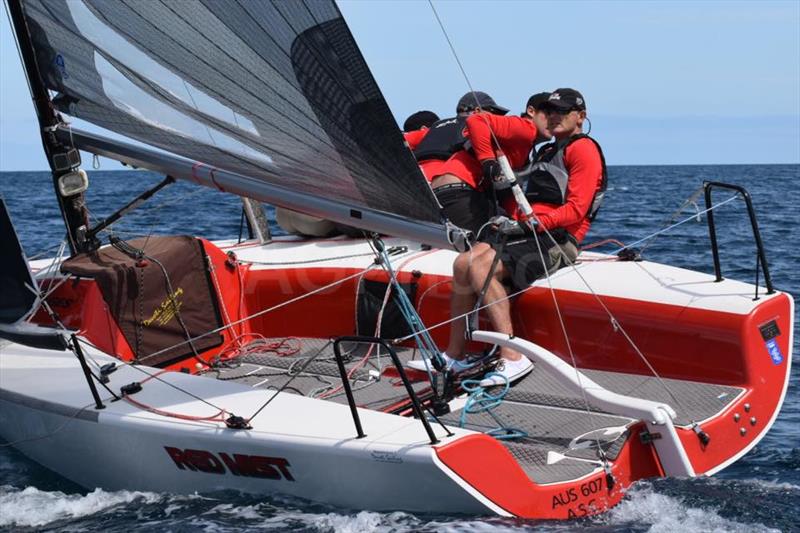 Robin Deussen's Red Mist has clinched the 2020 Melges 24 SA State Championships photo copyright Ally Graham taken at Adelaide Sailing Club and featuring the Melges 24 class