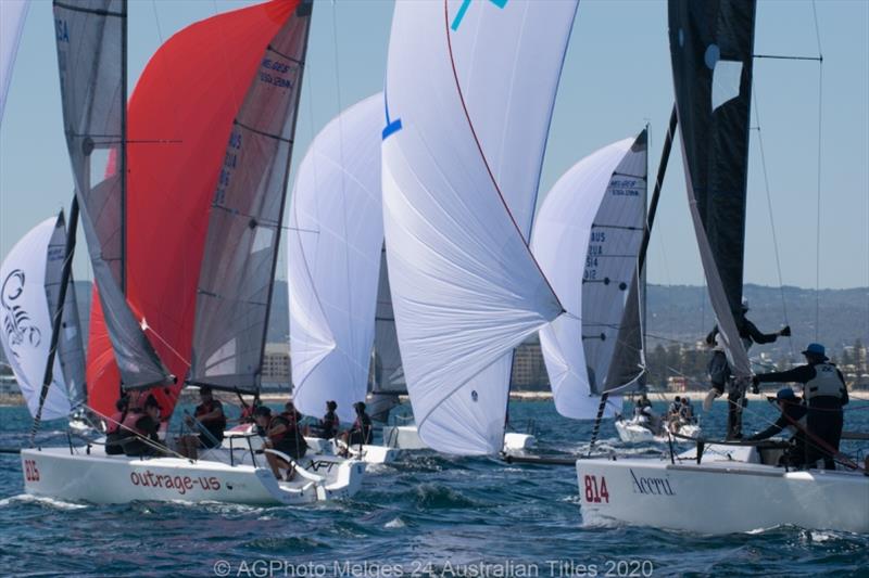 The racing in the Melges 24 Nationals has been extremely close photo copyright Ally Graham taken at Adelaide Sailing Club and featuring the Melges 24 class