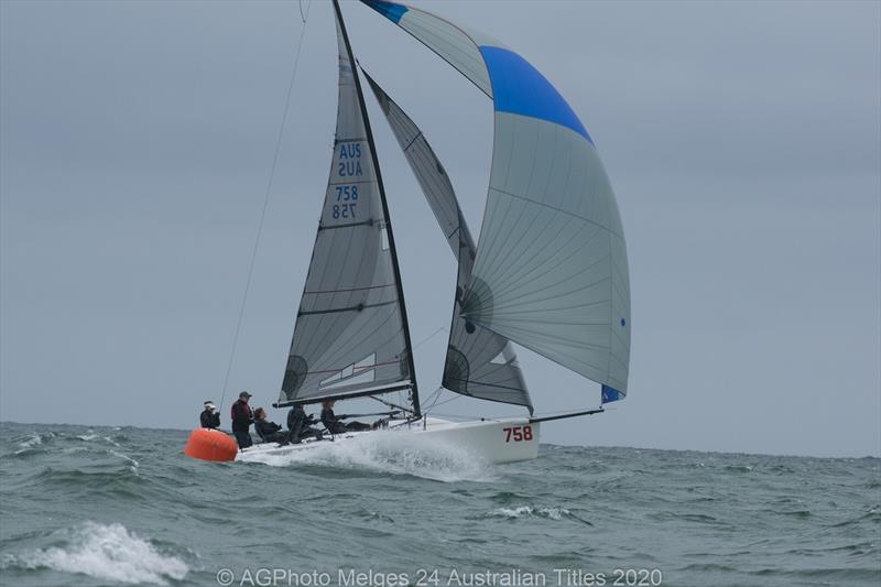 Dave Alexander and his team on The Farm came away with third place overall - 2020 Australian Melges 24 National Championships - photo © Ally Graham