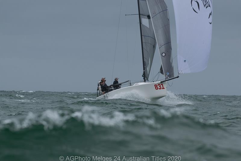 Sandy Higgins and the Scorpius team finished second overall in the 2020 Australian Melges 24 National Championships - photo © Ally Graham