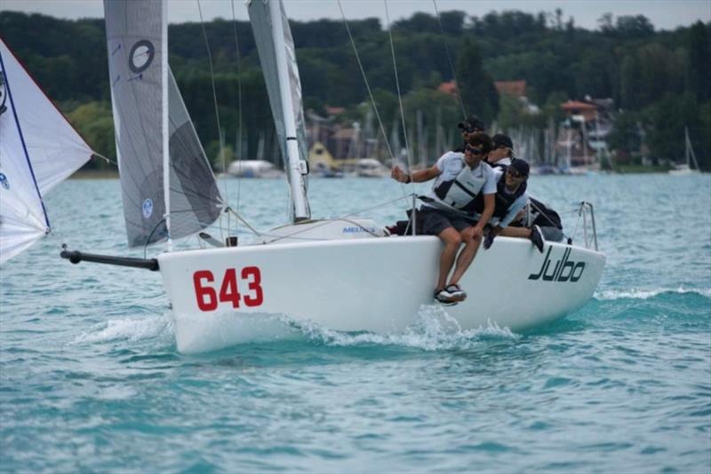 Austrian ORCA team of Helmut Gottwald completed the podium of the 2020 Melges 24 European Sailing Series Event #2 in Attersee, Austria photo copyright Francesca Rossetto taken at  and featuring the Melges 24 class