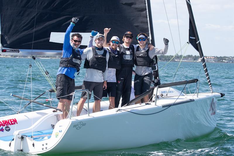 Bora Gulari defends 2020 Melges 24 title with his team on 'New England Ropes' - Bacardi Cup Invitational Regatta - photo © Matias Capizzano