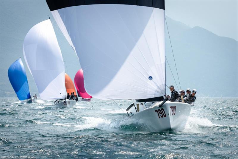 Tõnu Tõniste's Lenny EST790 - Melges 24 European Sailing Series 2021 - Event 2 Riva del Garda, Italy photo copyright IM24CA/ZGN / Barracuda Communication taken at Fraglia Vela Riva and featuring the Melges 24 class