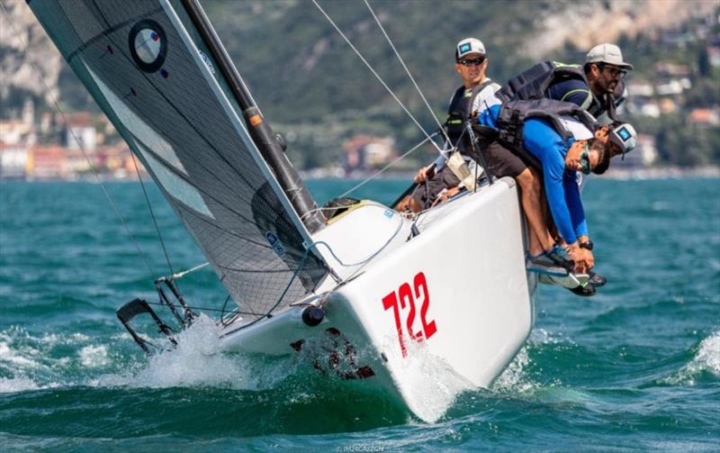 Andrea Racchelli's Altea ITA722 - Melges 24 European Sailing Series 2021 Event 3 - Riva del Garda, Italy photo copyright IM24CA / ZGN taken at Fraglia Vela Riva and featuring the Melges 24 class