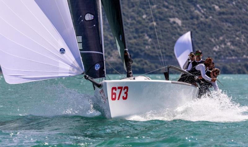 Peter Karrie's Nefeli GER673 - Melges 24 European Sailing Series 2021 Event 3 - Fraglia Vela Riva, Italy - photo © IM24CA / ZGN