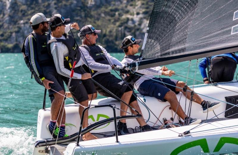 Andrea Racchelli's Altea ITA722 - Melges 24 European Sailing Series 2021 Event 3 - Riva del Garda, Italy photo copyright IM24CA / ZGN taken at Fraglia Vela Riva and featuring the Melges 24 class