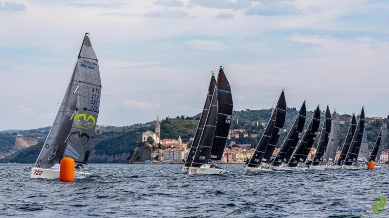 Altea ITA722 of Andrea Racchelli was the winner of the Race One in Portoroz at the Melges 24 European Championship 2021 photo copyright IM24CA / ZGN taken at Yacht Club Marina Portorož and featuring the Melges 24 class