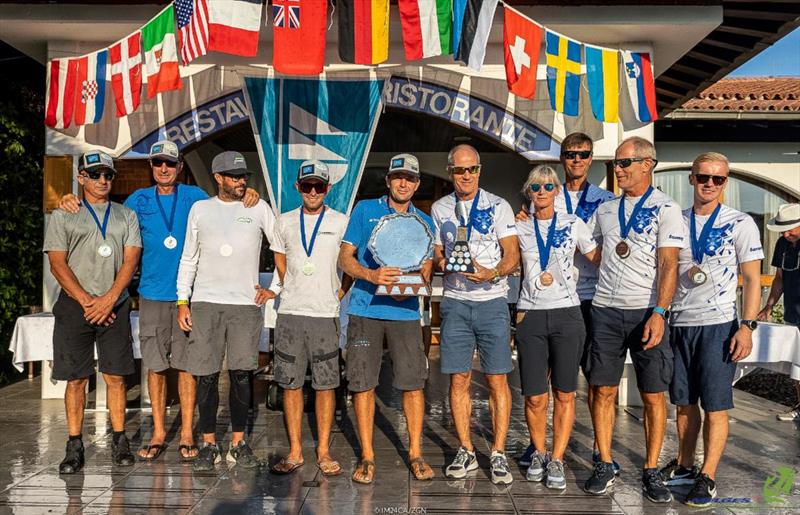Altea ITA722 of Andrea Racchelli and Tõnu Tõniste's Lenny EST790 are the new Melges 24 European Champions Melges 24 European Championship 2021 in Portoroz, Slovenia - photo © IM24CA / ZGN