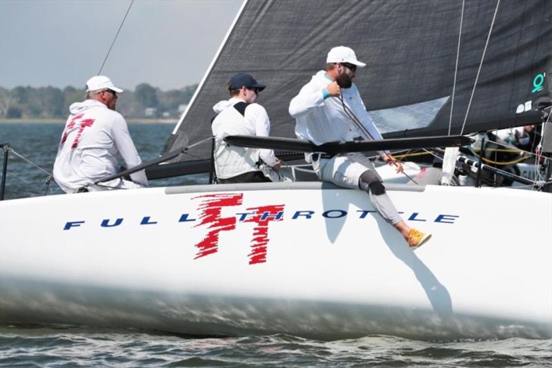 Brian Porter's Full Throttle has his eye on a possible eighth National Championship trophy photo copyright U.S. Melges 24 Class Association taken at Crescent Sail Yacht Club and featuring the Melges 24 class