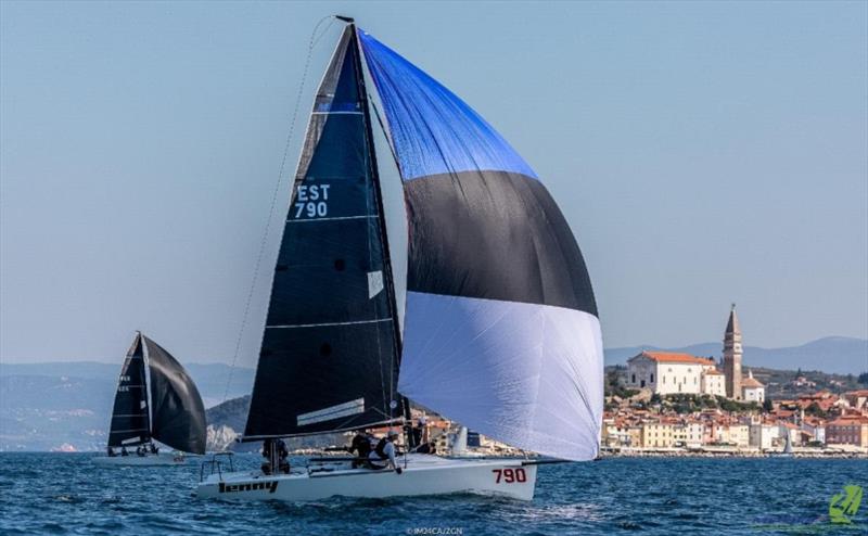 The new Melges 24 Corinthian European Champion, Estonian Tõnu Tõniste's Lenny rounds up top five of the current ranking of the Melges 24 European Sailing Series 2021 before the final event - Portoroz, Slovenia photo copyright IM24CA / ZGN taken at  and featuring the Melges 24 class