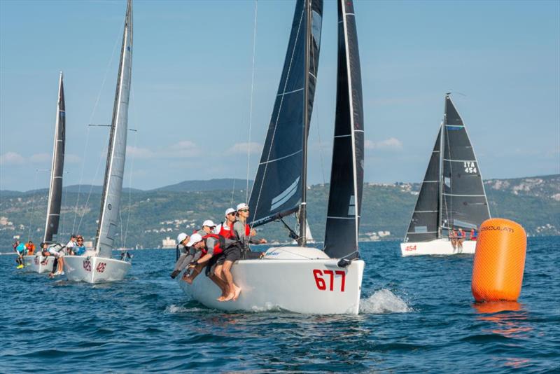 Michael Tarabochia's White Room GER677 (2-4-3) steered by Luis Tarabochia is keeping its fourth place in overall, being the best ranked Corinthian team after Day 2 at the final event of the Melges 24 European Sailing Series 2021 - Trieste, Italy photo copyright Ufficio Stampa Barcolana / Filippo Gobbato taken at  and featuring the Melges 24 class