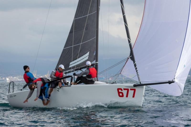 Michael Tarabochia's White Room GER677 steered by Luis Tarabochia is the Corinthian Champion of the Melges 24 European Sailing Series 2021 - Trieste, Italy photo copyright Ufficio Stampa Barcolana / Filippo Gobbato taken at  and featuring the Melges 24 class