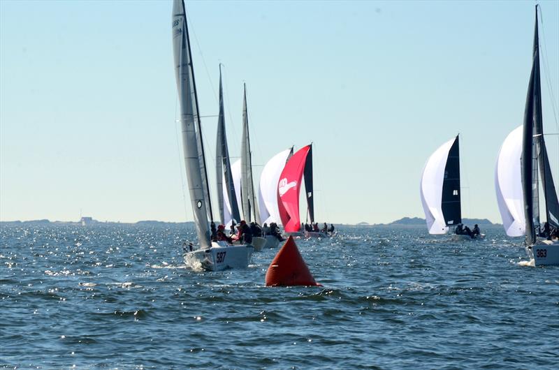 Day 1 of the 2019 Melges24 Atlantic and Gulf Coast Championship at Pensacola Yacht Club photo copyright Talbot Wilson taken at Pensacola Yacht Club and featuring the Melges 24 class