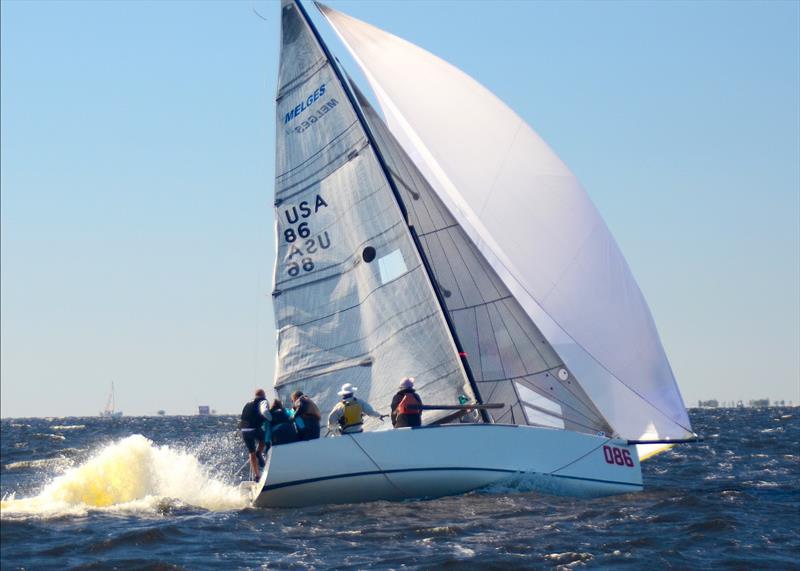 Pensacola YC fans hope their ‘new' home town Melges 24 “Phoeniceus” USA 086, owned by members Nathan and Jennifer Simonson, will be on the Corinthian podium… a dark horse. - photo © Talbot Wilson