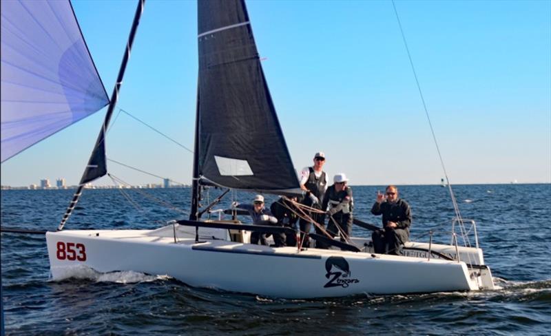 Hang Loose, mates. Canadian Richard Reid's 'Zingara' came all the way from Port Credit, Ont, to Northwest Florida to win first place overall in the 2021 Bushwhacker Cup hosted by Pensacola Yacht Club. - photo © Talbot Wilson
