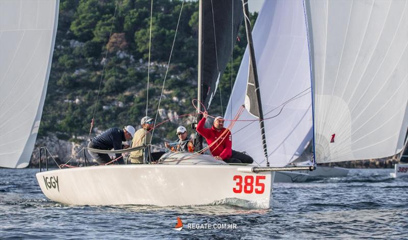 The Bronze of the Melges 24 Croatian National Championship was grabbed by team Iggy of Karlo Kuret with Zlatko Vodanovic, Denis Stanojevic and Bruno Gašpic - JK Mornar, Split, Croatia photo copyright Hrvoje Duvancic – regate.com.hr taken at  and featuring the Melges 24 class