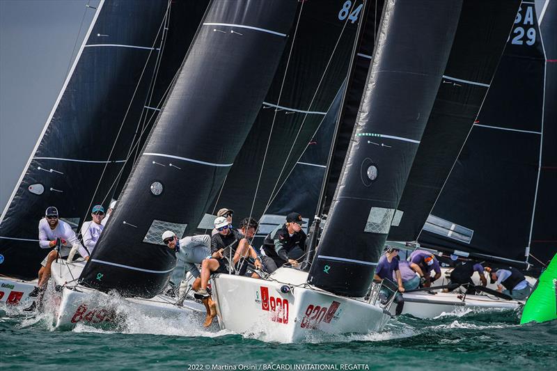 Melges 24 ‘Powered by Moms' on day 1 at Bacardi Cup Invitational Regatta photo copyright Martina Orsini taken at Coral Reef Yacht Club and featuring the Melges 24 class