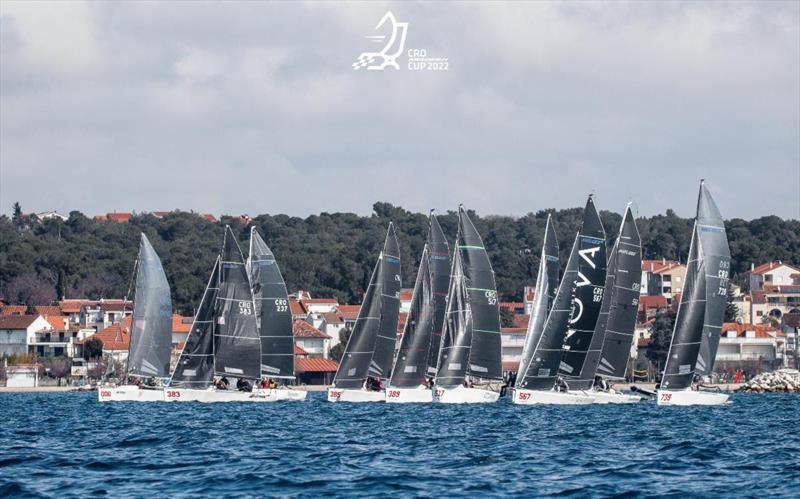 Croatian Melges 24 fleet started its season with holding the first Act of the CRO Melges 24 Cup 2022 already in January. Here's the event in Biograd in February.  - photo © regate.com.hr