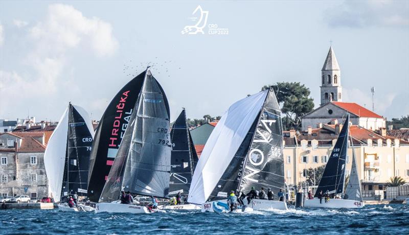 Croatian Melges 24 fleet started its season with holding the first Act of the CRO Melges 24 Cup 2022 already in January. Here's the event in Biograd in February. - photo © regate.com.hr