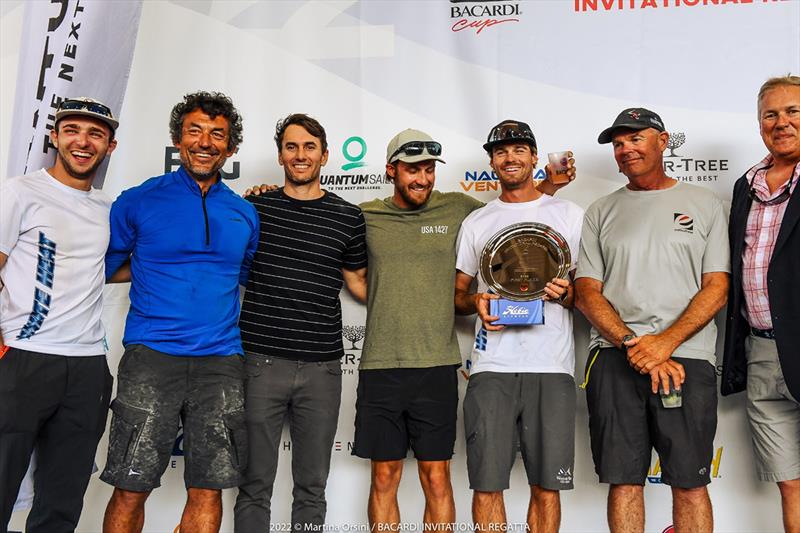 2022 Melges 24 winners - Bora Gulari/Kyle Navin/Norman Berge/Ian Liberty/Michael Menninger - Bacardi Cup Invitational Regatta 2022 photo copyright Martina Orsini taken at Coral Reef Yacht Club and featuring the Melges 24 class