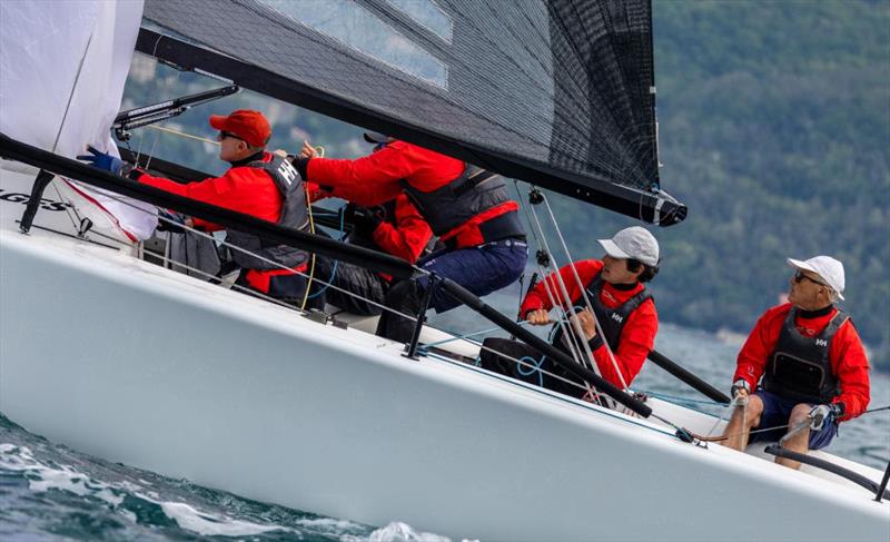 Gilles (3–5-1-2) of Marcello Caldonazzo Arvedi helmed by Pietro D'Alì and with Matteo Capurro, Andrea Trani, Carlo Roccatagliata and Elisa Ascoli onboard, finished their 2nd  event on Melges 24 on second level of podium - Melges 24 European Sailing Series photo copyright IM24CA / Zerogradinord taken at Società Triestina Sport del Mare and featuring the Melges 24 class