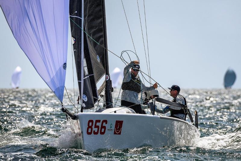 Corinthian Bacardi Winter Series Champion Geoff Fargo on Sentinel (USA) with Jeffrey Grange, Jon Bell, Graham Bell and Arthur Lombar - 2022 Melges 24 World Championship - photo © Martina Orsini / Bacardi Invitational Regatta