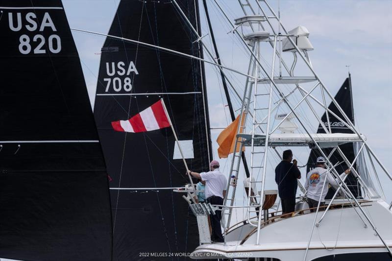 Day three at the Melges 24 World Championship 2022 in Fort Lauderdale photo copyright Matias Capizzano taken at Lauderdale Yacht Club and featuring the Melges 24 class