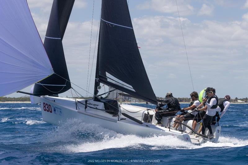 Melges 24 Corinthian World Champion Taki 4 (ITA), claiming their fourth Corinthian World Title with Niccolo Bertola, Giacomo Fossati, Giovanni Bannetta, Pietro Seghezza, and Marco Zammarchi - Melges 24 World Championship 2022 - photo © Matias Capizzano