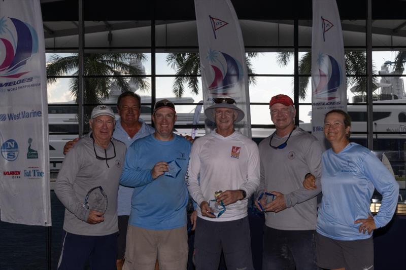 3rd Corinthian at the Melges 24 World Championship 2022 -  ½ Men of Steve Suddath with Steve Burke, Shawn Burke and Jack Smith in crew photo copyright Matias Capizzano taken at Lauderdale Yacht Club and featuring the Melges 24 class
