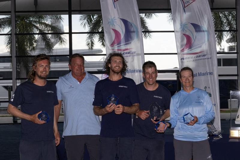 2nd Corinthian at the Melges 24 World Championship 2022 - Canadian Sunnyvale of Fraser McMillan sailing with Aidan Koster, Alexander Levkovskiy, Ansel Koehn and Kieran Horsburgh photo copyright Matias Capizzano taken at Lauderdale Yacht Club and featuring the Melges 24 class