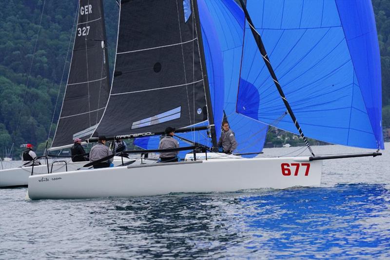 White Room GER677 of Michael Tarabochia, with Luis Tarabochia helming and Sebastian Bühler, Marco Tarabochia and Marvin Frisch in crew is the runner-up of the third event of the Melges 24 European Sailing Series 2022 in Austria photo copyright Francesca Rossetto taken at  and featuring the Melges 24 class