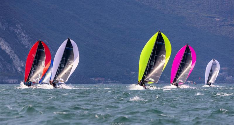 The last two races, held under some strong northerly breeze Peler, were by far the best of the series in the fourth event of the Melges 24 European Sailing Series 2022 in Riva del Garda, Italy. - photo © IM24CA / Zerogradinord