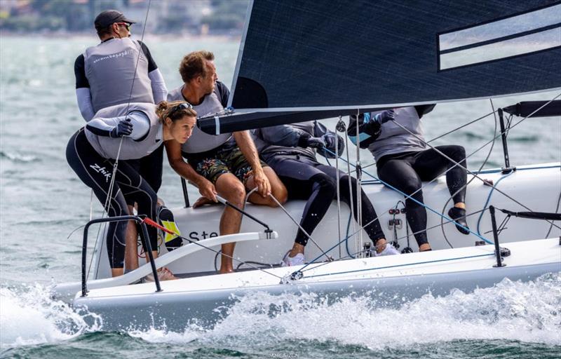 Fourth event of the Melges 24 European Sailing Series 2022 on lake Garda, italy belongs to Michele Paoletti's crew on Strambapapá photo copyright IM24CA / Zerogradinord taken at Fraglia Vela Riva and featuring the Melges 24 class