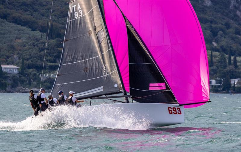 Melgina ITA693 of Paolo Brescia holds second position in the current ranking of the Melges 24 European Sailing Series 2022 photo copyright IM24CA / Zerogradinord taken at  and featuring the Melges 24 class