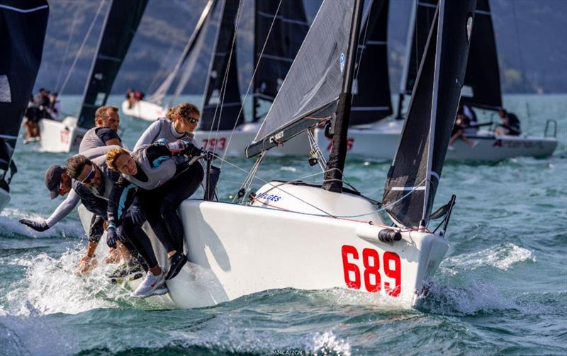 Strambapapa ITA689 of Michele Paoletti completes the provisional podium of the Melges 24 European Sailing Series 2022 - photo © IM24CA / Zerogradinord