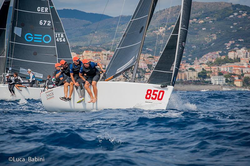 Chinook HUN850 of Akos Csolto takes the lead in the 2022 European Sailing Series after five events sailed, both in overall and Corinthian rankings photo copyright Luca Babini taken at  and featuring the Melges 24 class