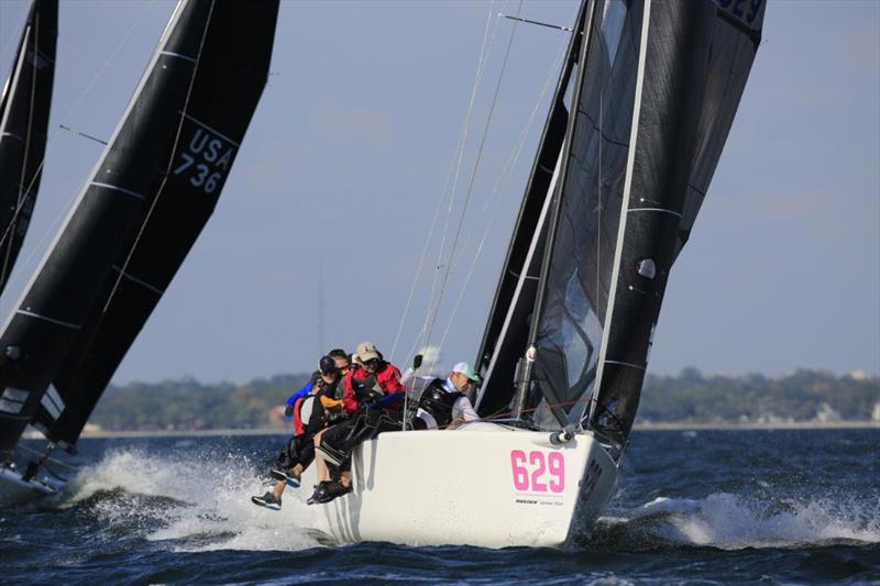 2022 Corinthian Canadian National Champion Dan Berezin on Surprise punched it hard on the opening day of the 2022 U.S. Melges 24 U.S. Nationals at Pensacola Yacht Club - photo © Joy Dunigan