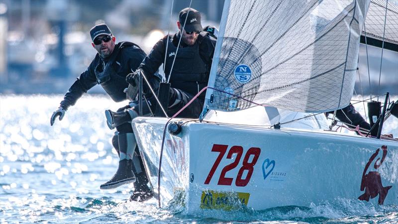 Winner of the Biograd CRO Melges 24 Cup - Razjaren (Ante Cesic, Lukasz Podniesinski, Zarko Rogosic and Tonci Knezovic) - photo © Hrvoje Duvancic / regate.com.hr