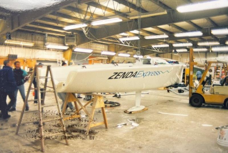 Early factory images show the Melges 24 being prepared to wow in Key West, Florida. Magic, according to Burdick is when preparation meets opportunity. So true for the Melges 24 photo copyright U.S. Melges 24 Class Association taken at  and featuring the Melges 24 class