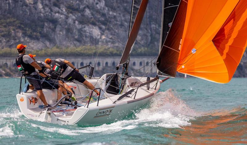 Chinook HUN850 of Akos Csolto in Riva del Garda, Italy - 2022 Melges 24 European Sailing Series - photo © IM24CA / ZGN