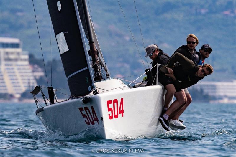 Disco Volante GER504 with Veit Hemmeter at the helm - Marina Portoroz Melges 24 Regatta 2023 - photo © Uros Kekus Kleva