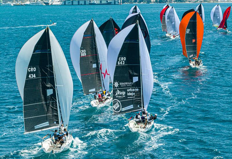 Trogir CRO Melges 24 Cup Outdoor Festival with 17 crews from Croatia and the Czech Republic photo copyright Hrvoje Duvancic taken at  and featuring the Melges 24 class