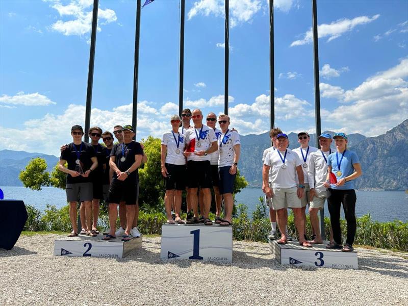 Corinthian podium of the Melges 24 Regatta - photo © Fabrizio Prandini