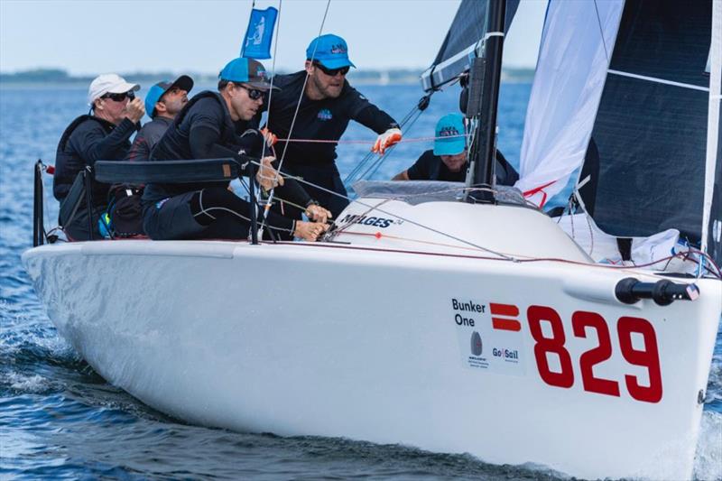 RAZA MIXTA USA829 of Peter Duncan with Morgan Trubovich, Erik Shampain, Patrick Wilson,Victor Diaz De Leon - the overall winner of Race Two - Melges 24 World Championship 2023 - Middelfart, Denmark - photo © Mick Knive Anderson