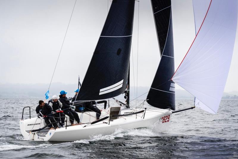 RAZA MIXTA USA829 of Peter Duncan with Morgan Trubovich, Erik Shampain, Patrick Wilson and Victor Diaz De Leon - Runner-up of the Melges 24 World Championship 2023 - Middelfart, Denmark - photo © Mick Knive Anderson